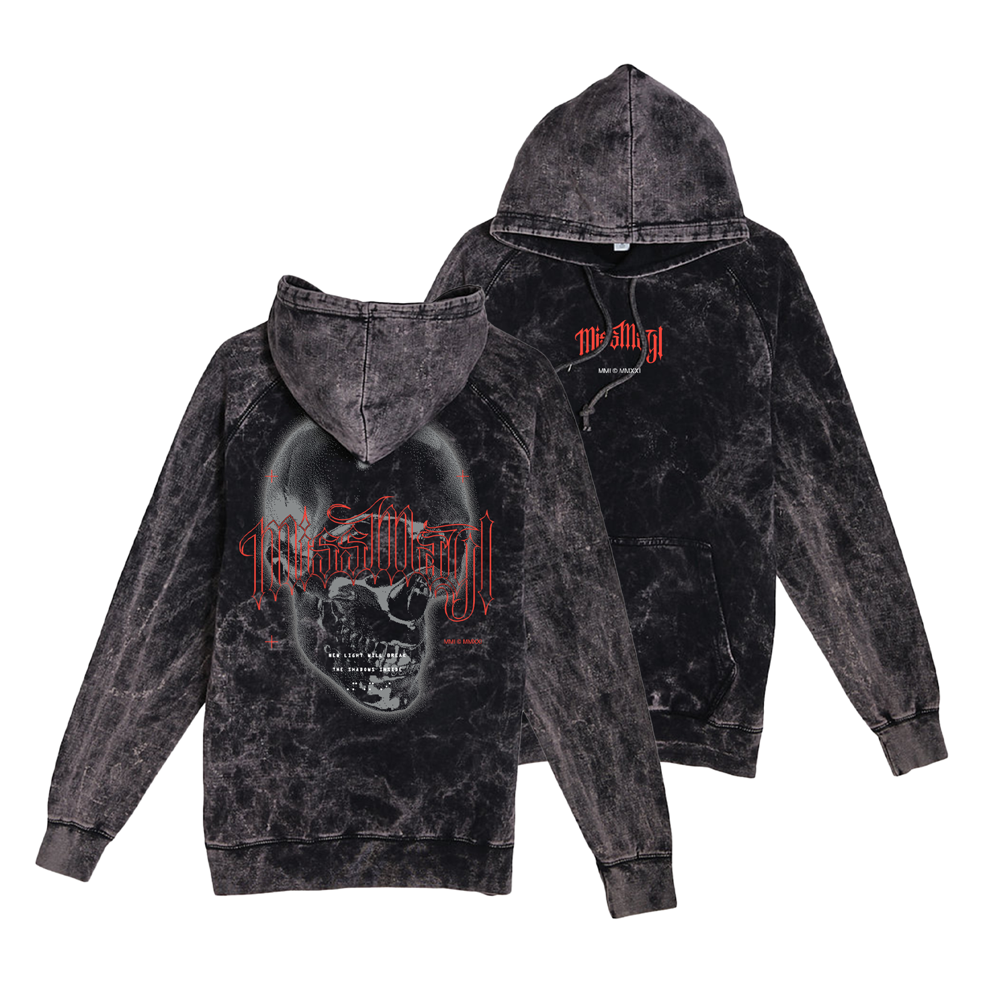 New Light Hoodie Cloud Black